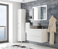 Corozo Столешница Алабама 100 М стекло черная – фотография-3